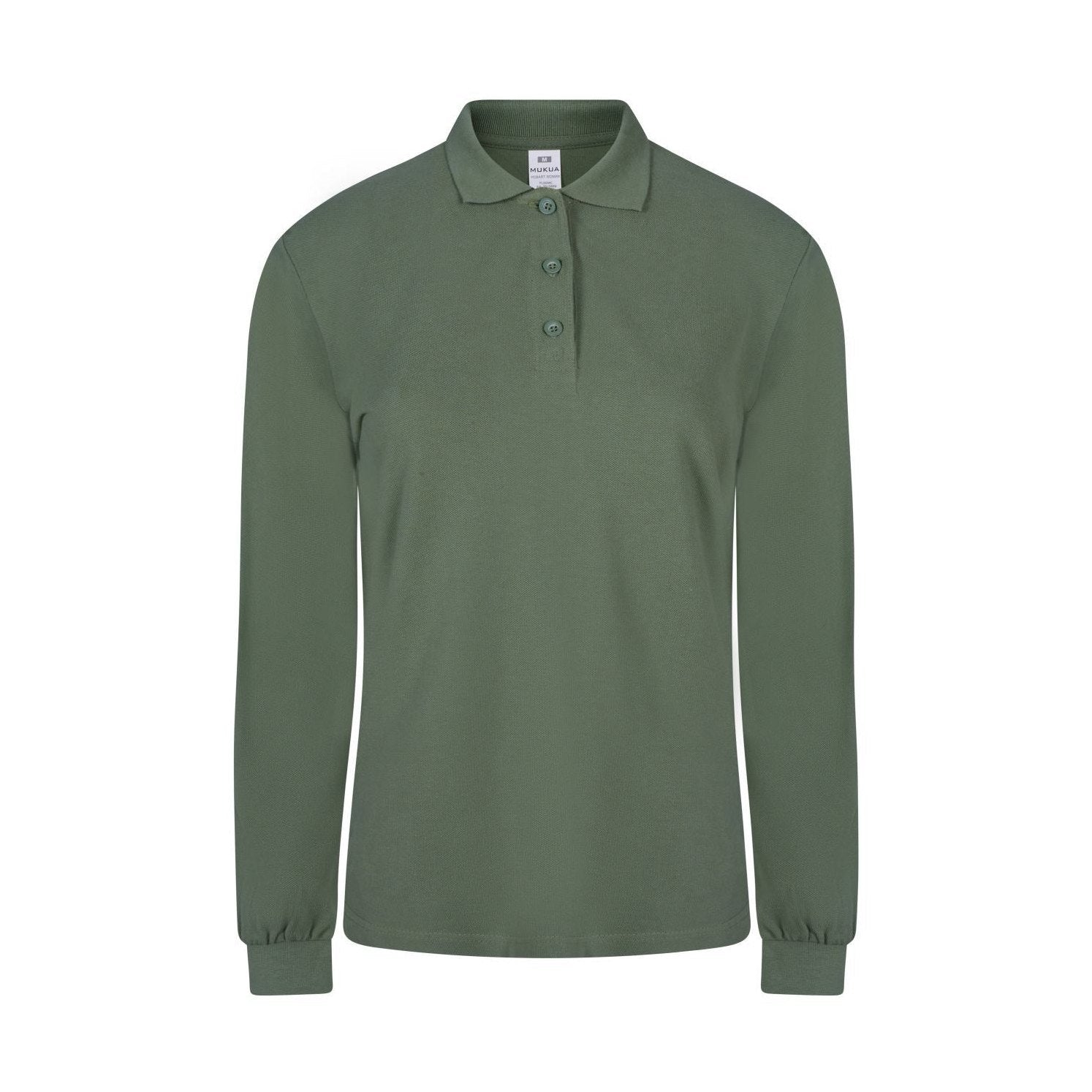 Polo mujer manga larga 100% algodón VEPL200WC