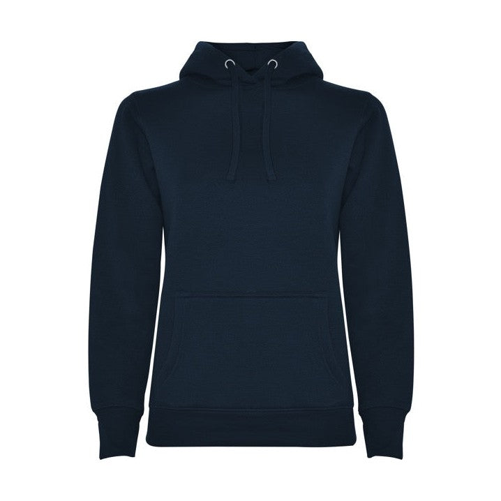 Sudadera mujer con capucha forrada y apertura para pulgar RO1068