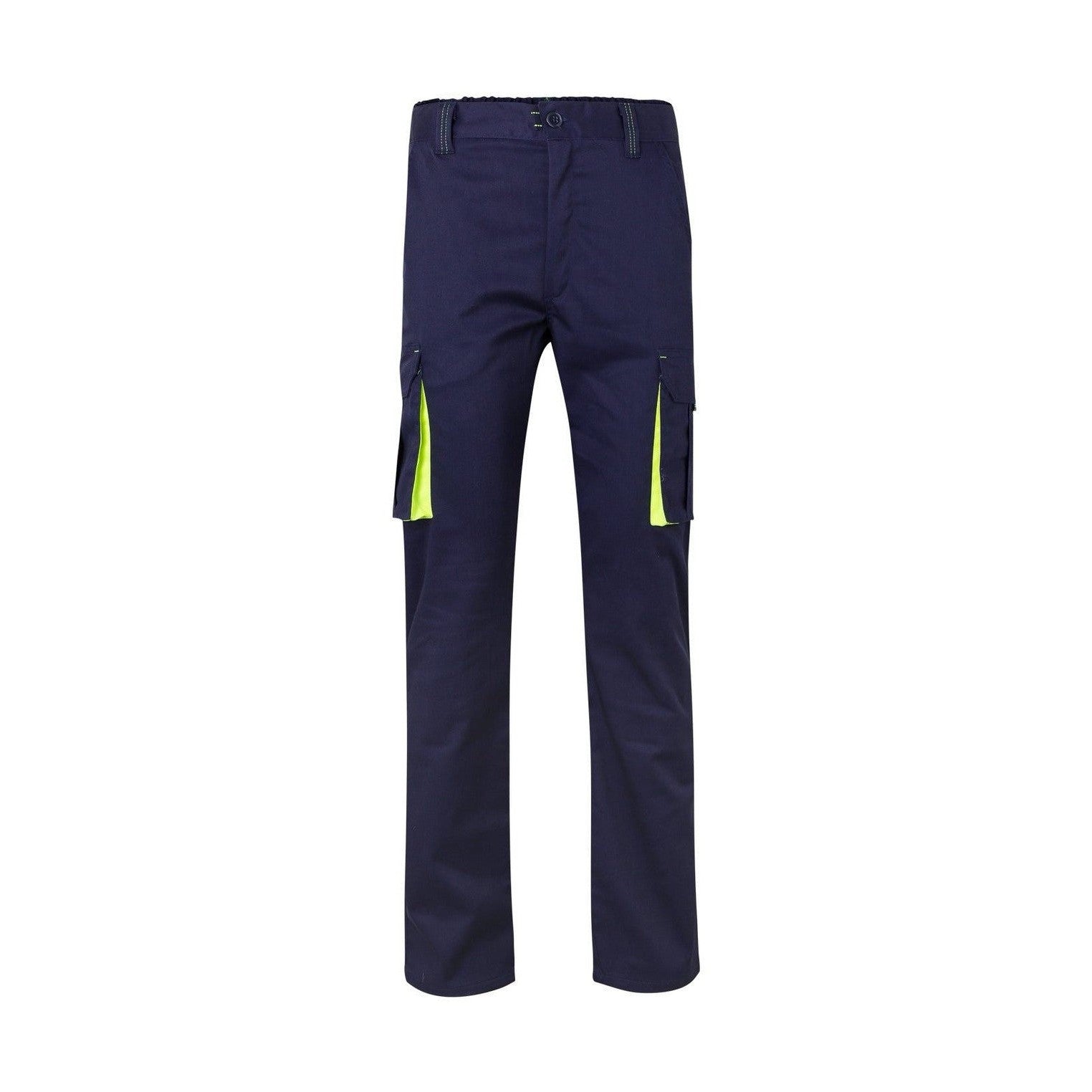 Pantalón stretch bicolor multibolsillos VE103008S