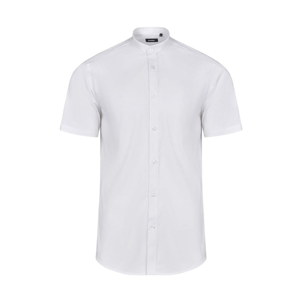 Camisa cuello tirilla stretch manga corta hombre VE405012S