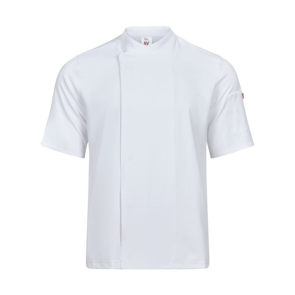 Chaqueta de cocina microfibra con espalda Coolmax manga corta VE405209