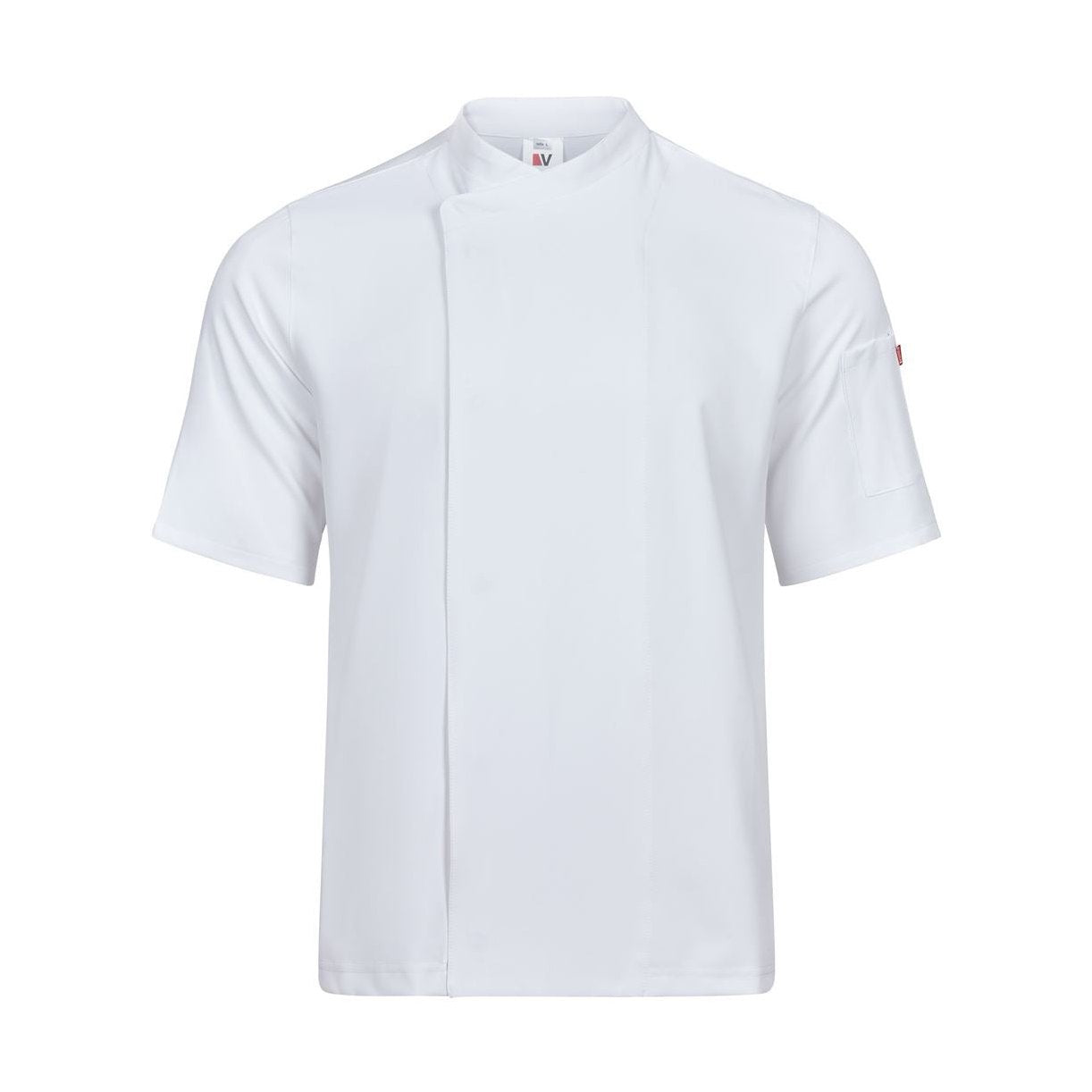 Chaqueta de cocina microfibra con espalda Coolmax manga corta VE405209