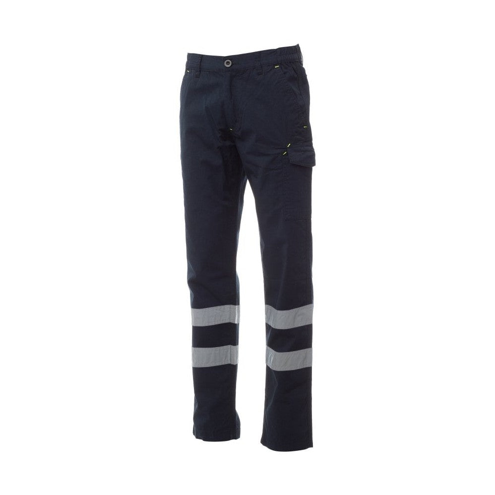 Pantalón de trabajo Twill stretch con bandas reflectantes PAS00733-0376