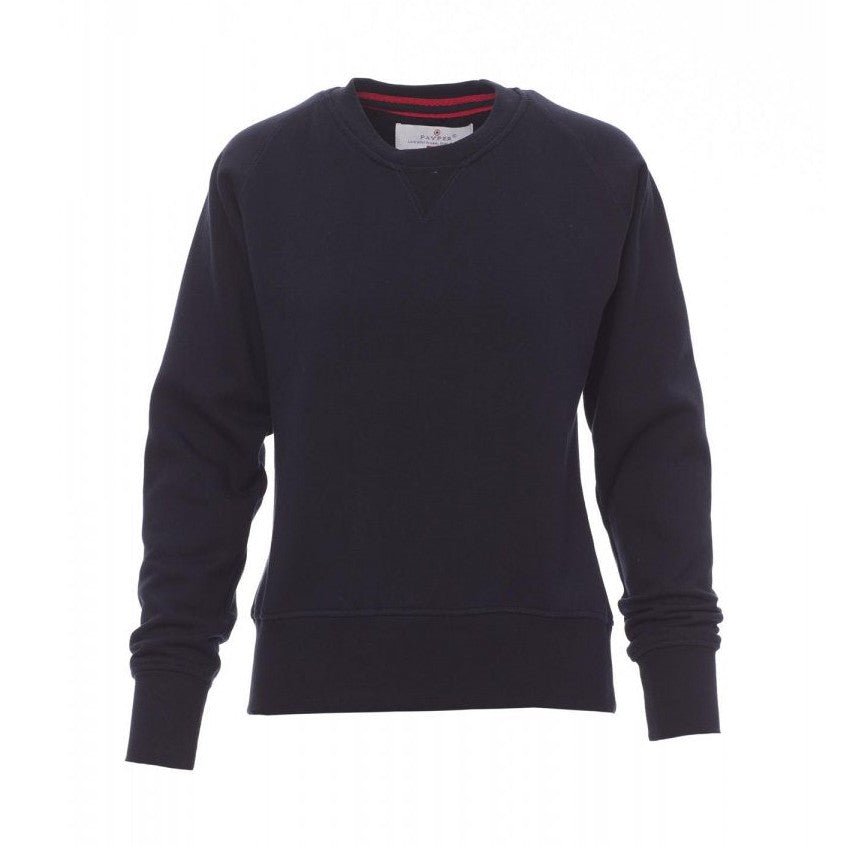 Sudadera mujer cuello redondo con mangas ranglán PA000395-0001