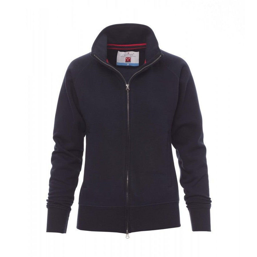 Sudadera mujer con cremallera completa cubierta y bolsillos ocultos PA000396-0001
