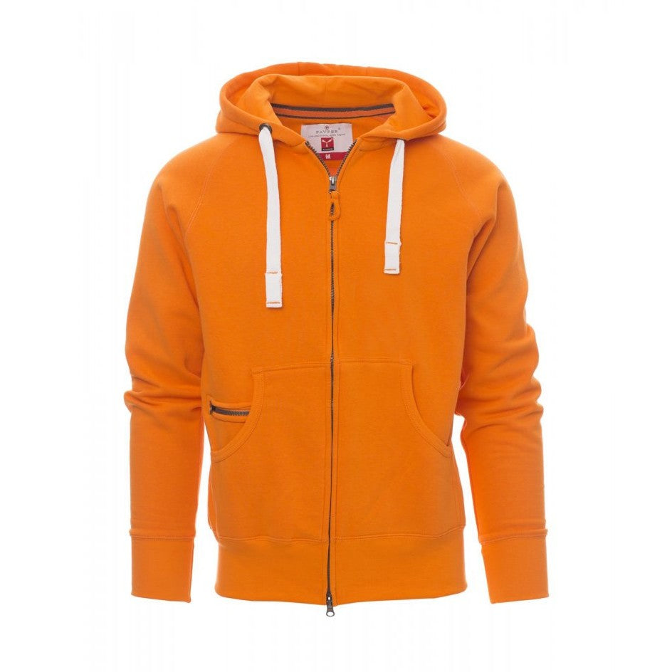 Sudadera hombre con capucha y cremallera completa cubierta PA000021-0001