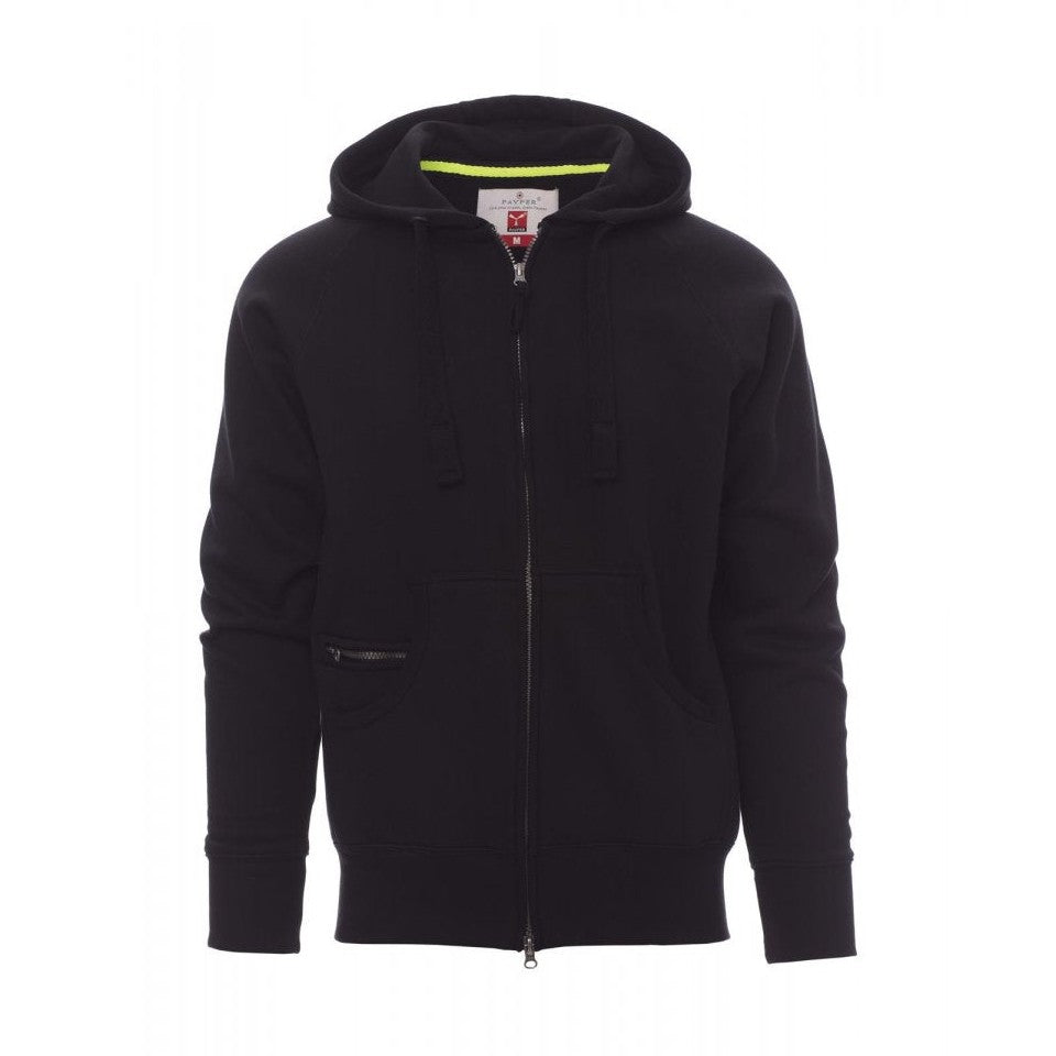 Sudadera hombre con capucha y cremallera completa cubierta PA000021-0001