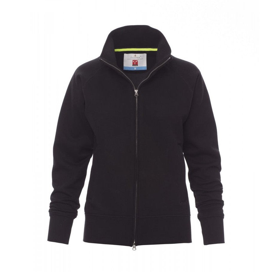 Sudadera mujer con cremallera completa cubierta y bolsillos ocultos PA000396-0001