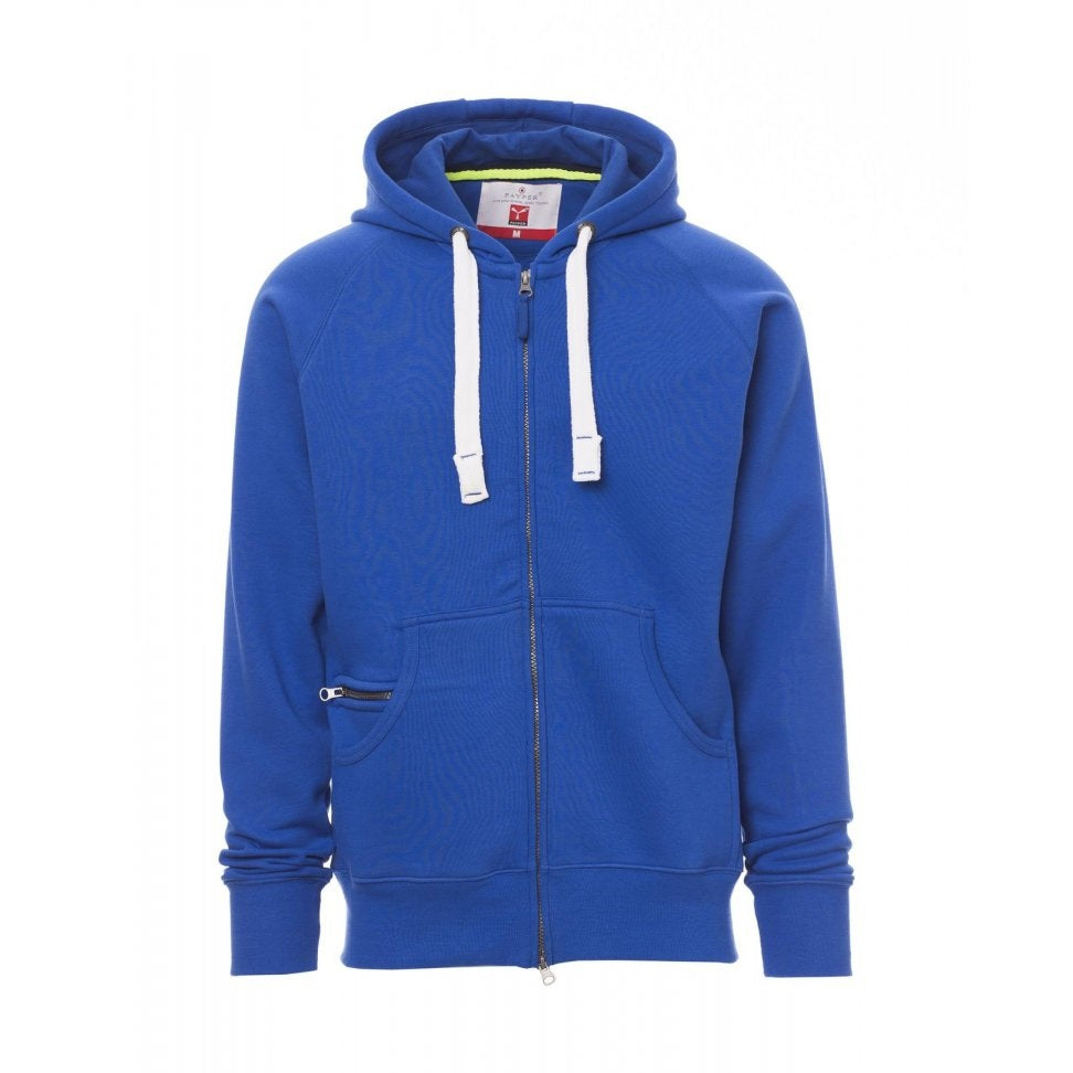 Sudadera hombre con capucha y cremallera completa cubierta PA000021-0001