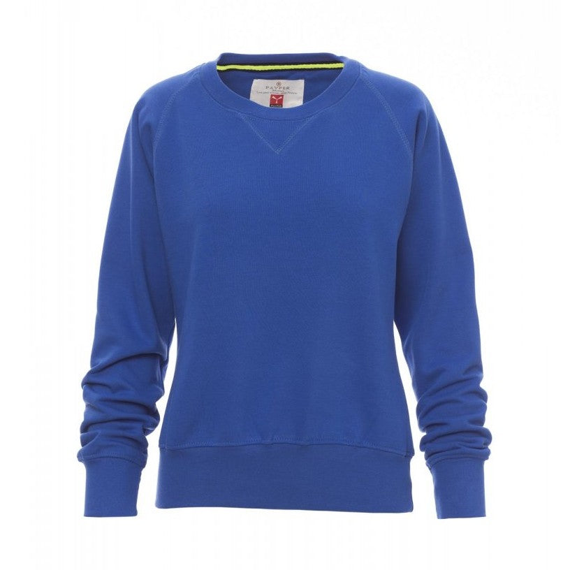 Sudadera mujer cuello redondo con mangas ranglán PA000395-0001