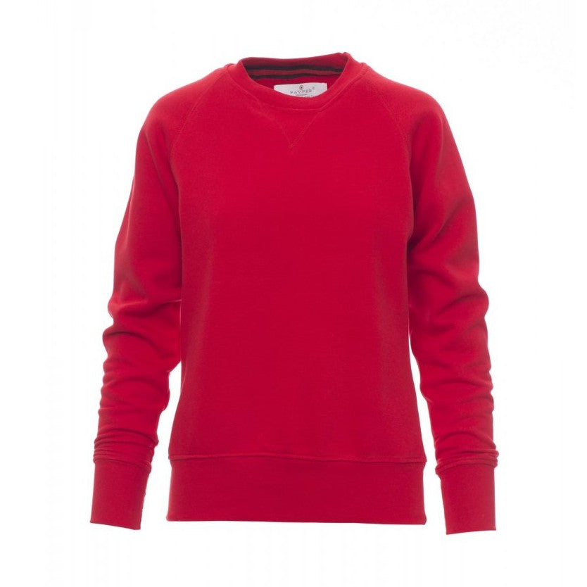 Sudadera mujer cuello redondo con mangas ranglán PA000395-0001