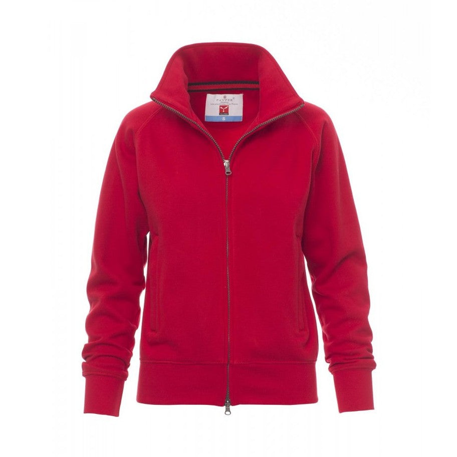 Sudadera mujer con cremallera completa cubierta y bolsillos ocultos PA000396-0001