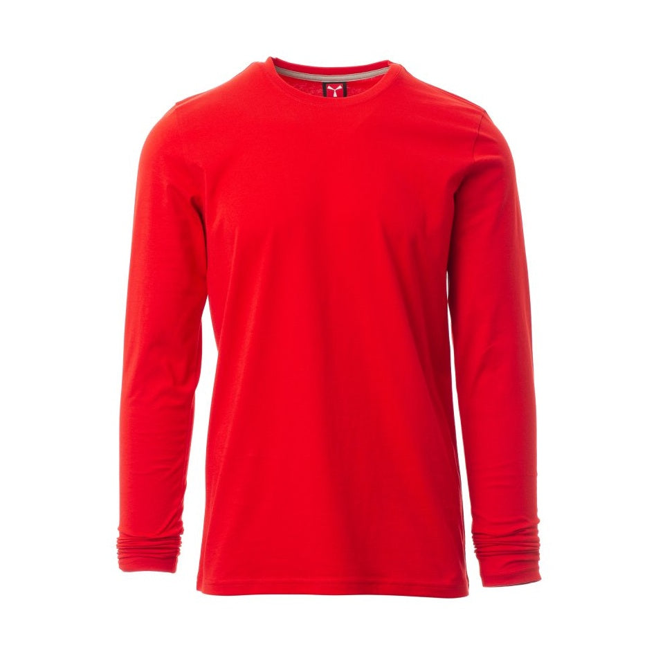 Camiseta manga larga cuello redondo con refuerzos PA000893-0033