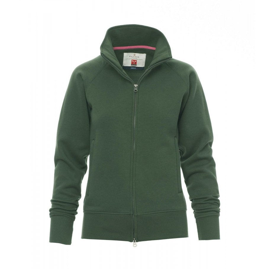 Sudadera mujer con cremallera completa cubierta y bolsillos ocultos PA000396-0001