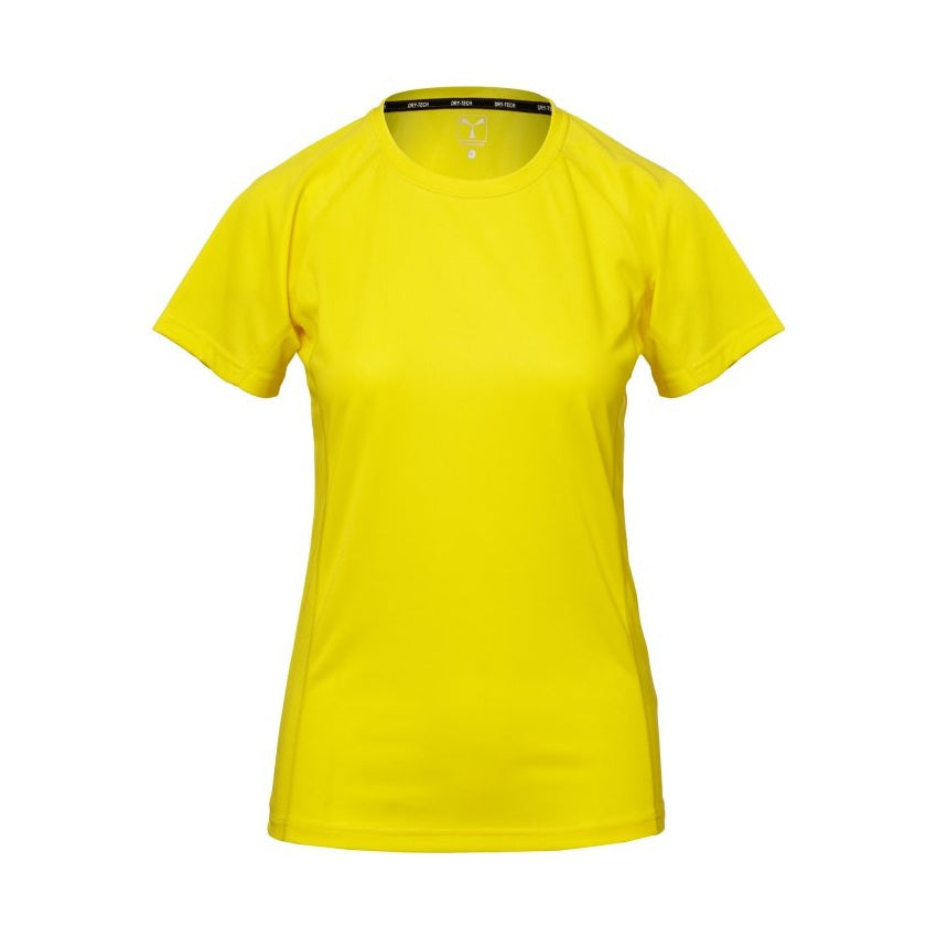 Camiseta técnica deportiva ceñida mujer mangas ranglán PA000465-0028