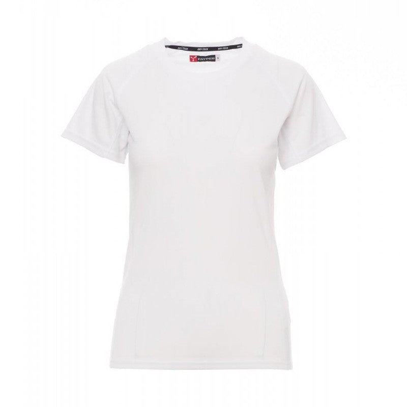 Camiseta técnica deportiva ceñida mujer mangas ranglán PA000465-0028