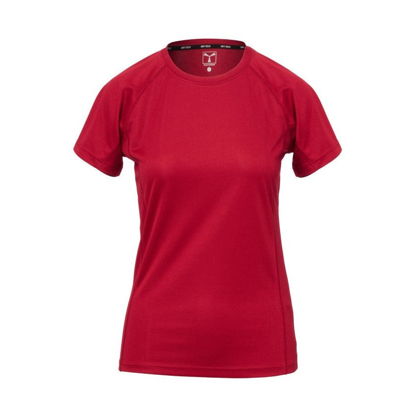 Camiseta técnica deportiva ceñida mujer mangas ranglán PA000465-0028