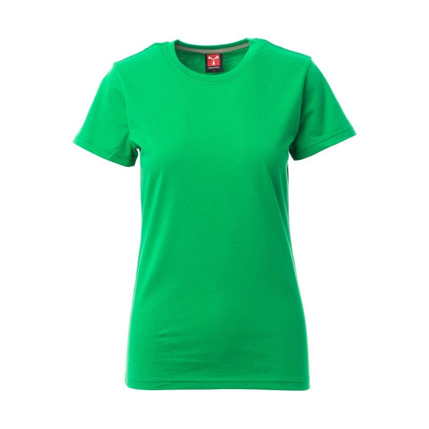 Camiseta ceñida manga corta cuello redondo mujer PA000948-0337