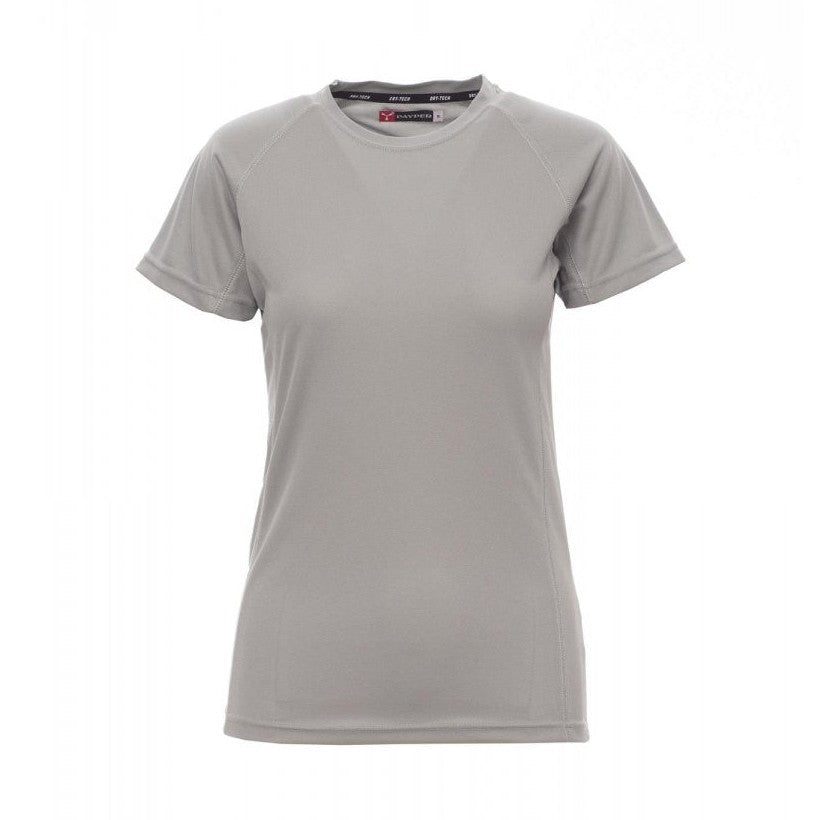 Camiseta técnica deportiva ceñida mujer mangas ranglán PA000465-0028