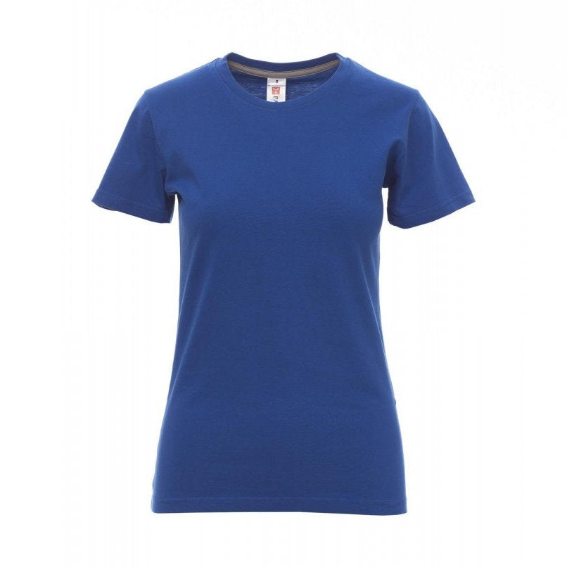 Camiseta ceñida manga corta cuello redondo mujer PA000948-0337