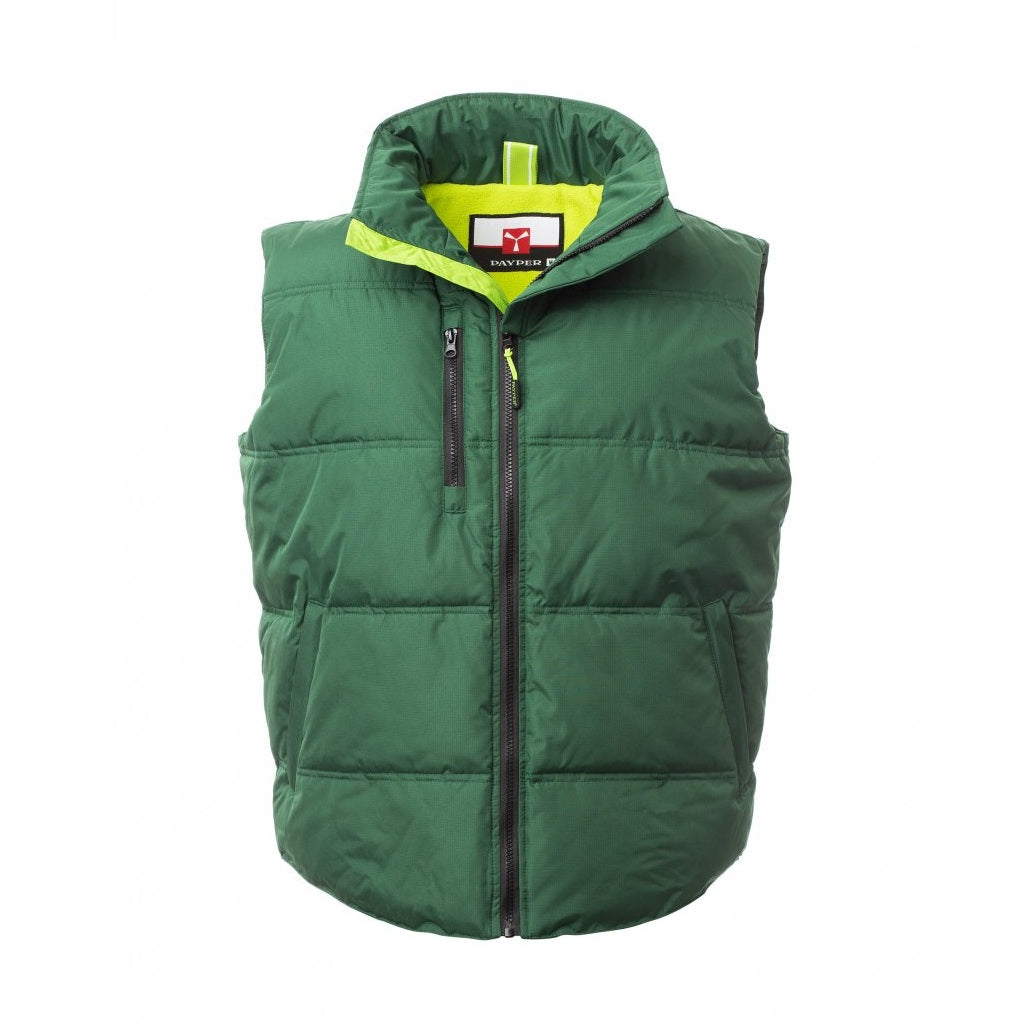 Chaleco acolchado con microforro polar de contraste PA000876-0051