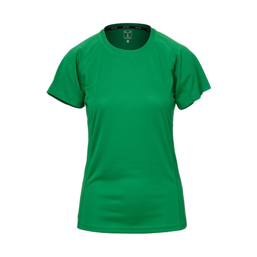 Camiseta técnica deportiva ceñida mujer mangas ranglán PA000465-0028